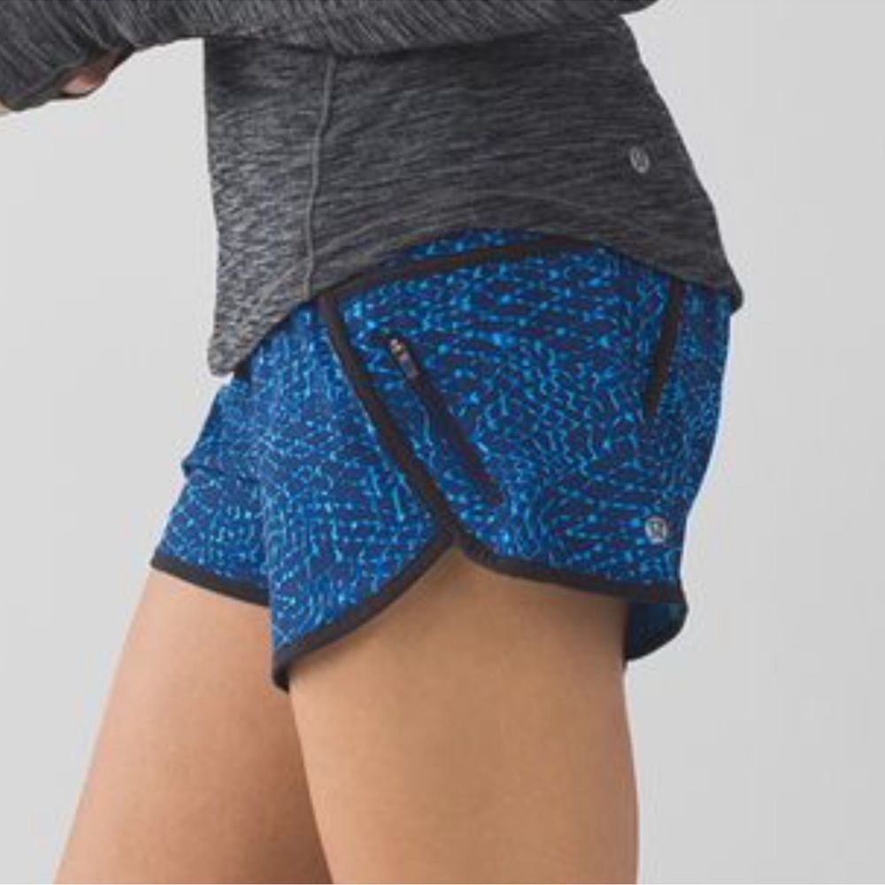 LULULEMON women’s Tracker Short III Samba Snake Blue 6